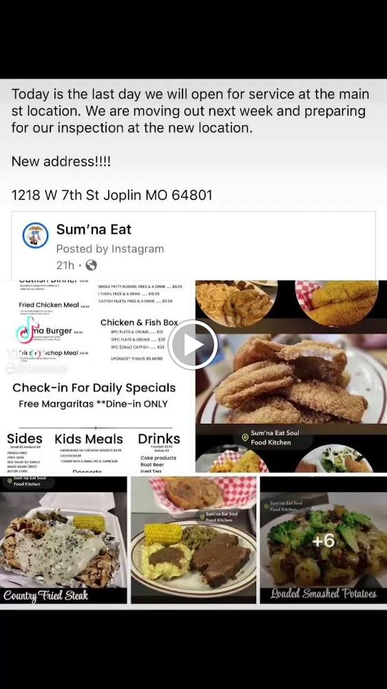 Sum’na Eat Soul Food Kitchen Menu image 1