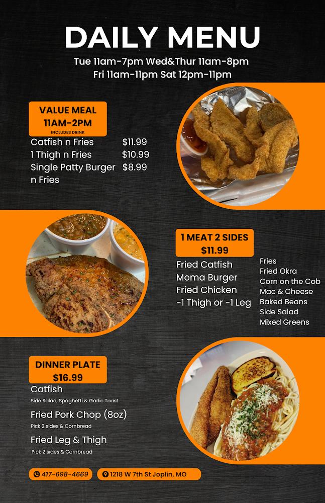 Sum’na Eat Soul Food Kitchen Menu image 4